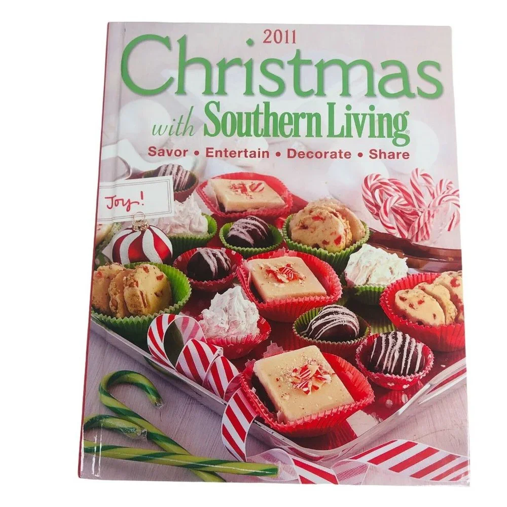 2 Christmas With SOUTHERN‎ LIVING Books 1983 2011 Cookbooks Recipes Decorating